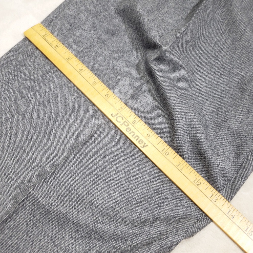 Brooks Brothers Dress Pants Mens 40 Gray Wool Pleated Cuffed Italian Canonico - Picture 7 of 9